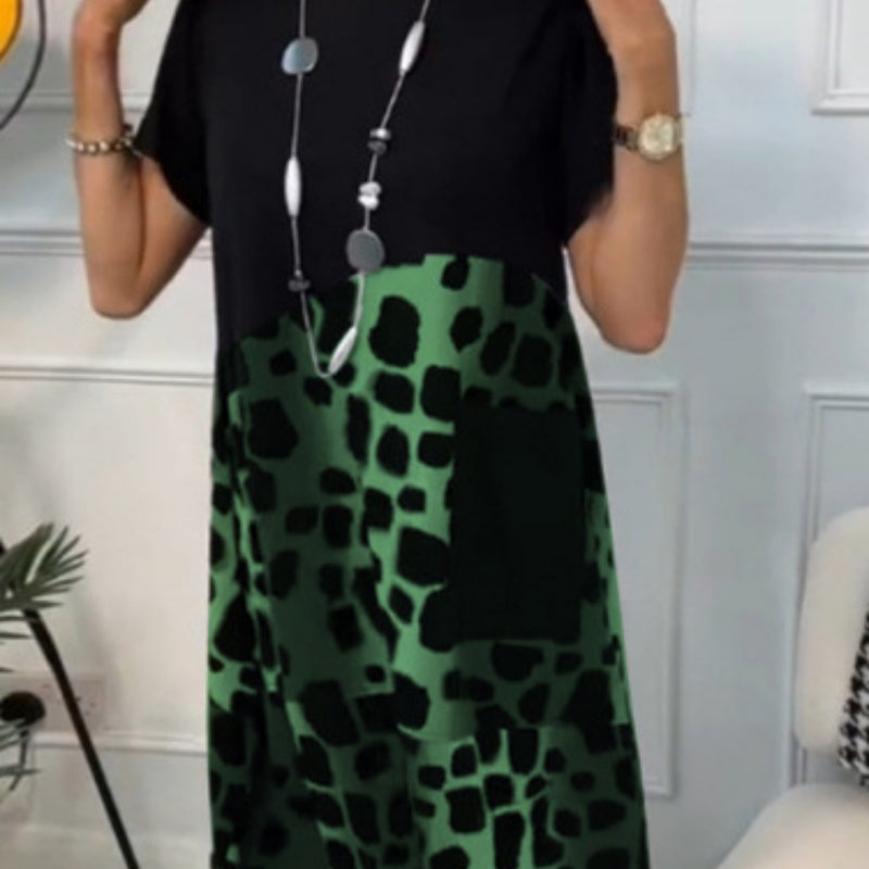 Robe Femme Léopard à Poches - Sarah