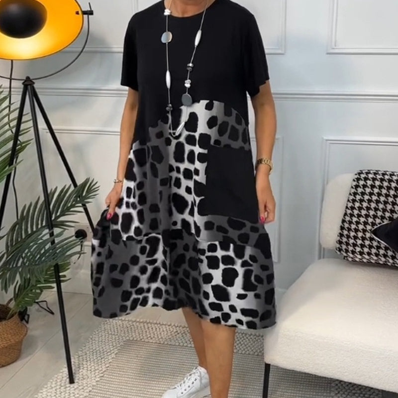 Robe Femme Léopard à Poches - Sarah