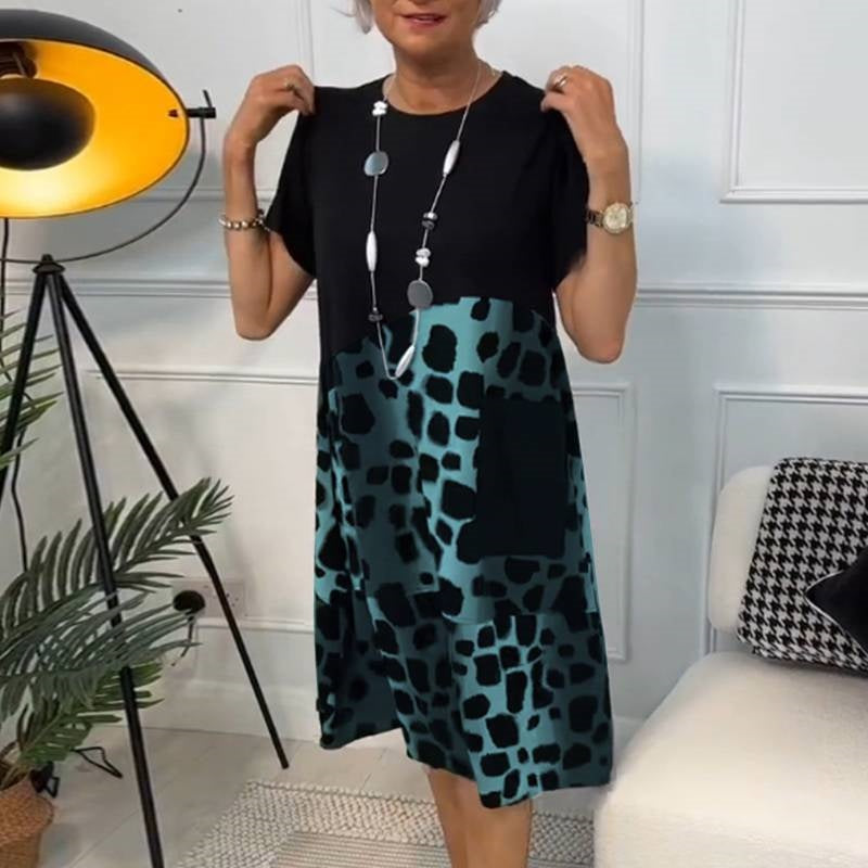 Robe Femme Léopard à Poches - Sarah