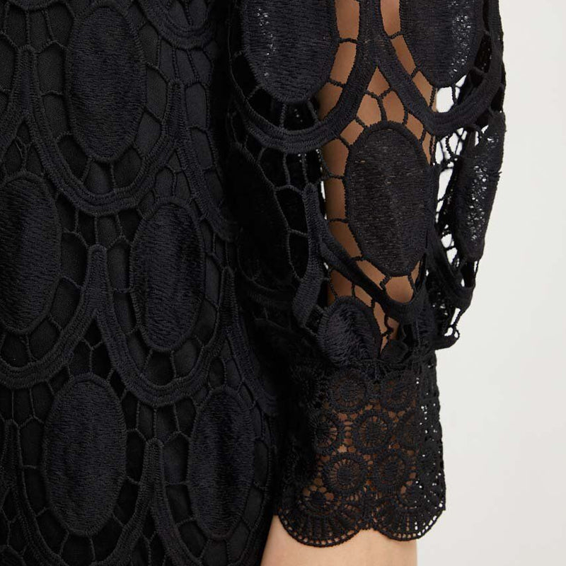 Agnès - Robe Longue en Dentelle Élégante