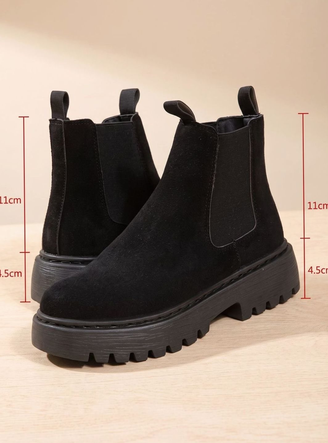 Adèle - Bottines Chelsea Élégantes Plateforme
