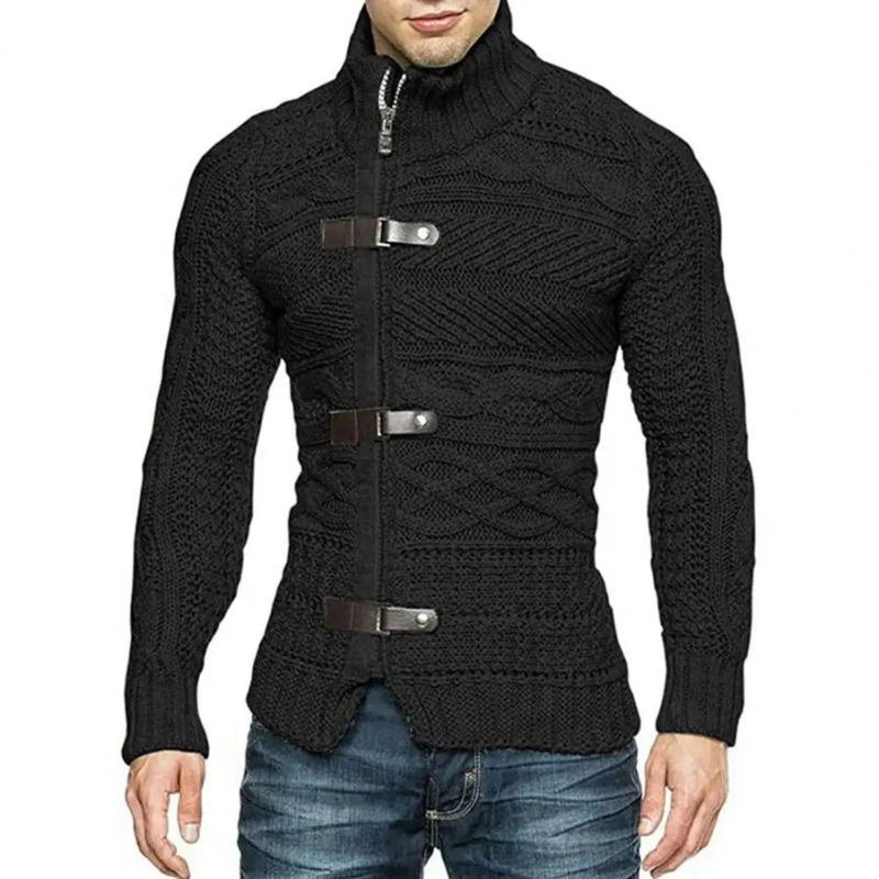 Bastien - Pull Col Roulé Chaud Homme