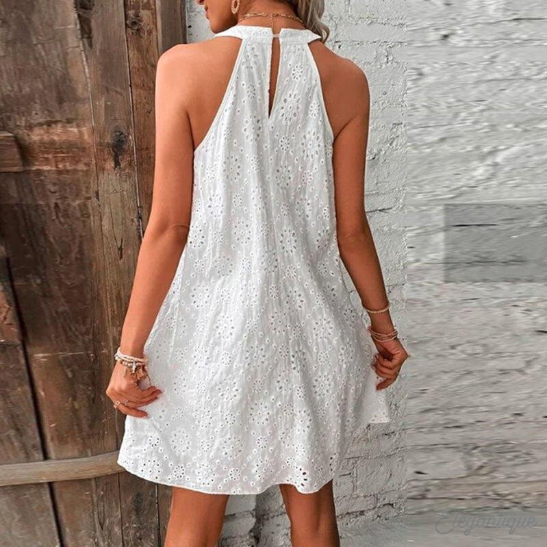 Tessa - Robe En Dentelle Tendance Avec Finitions Délicates