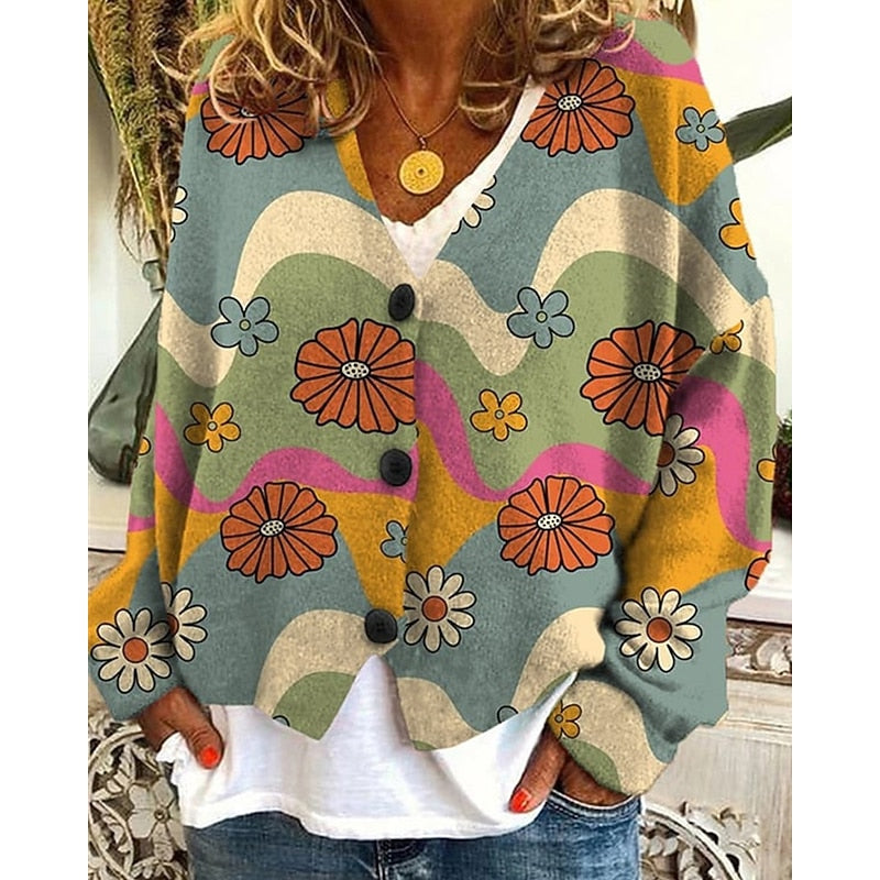 Manon - Gilet Féminin Fleuri Brodé