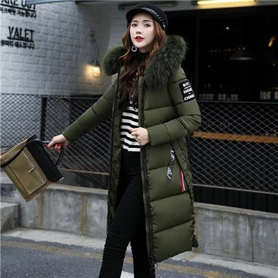 Priya - Doudoune Chic Longue Fourrure