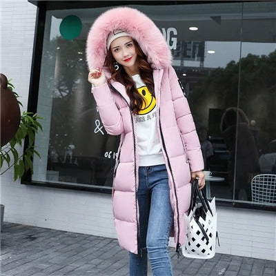 Priya - Doudoune Chic Longue Fourrure