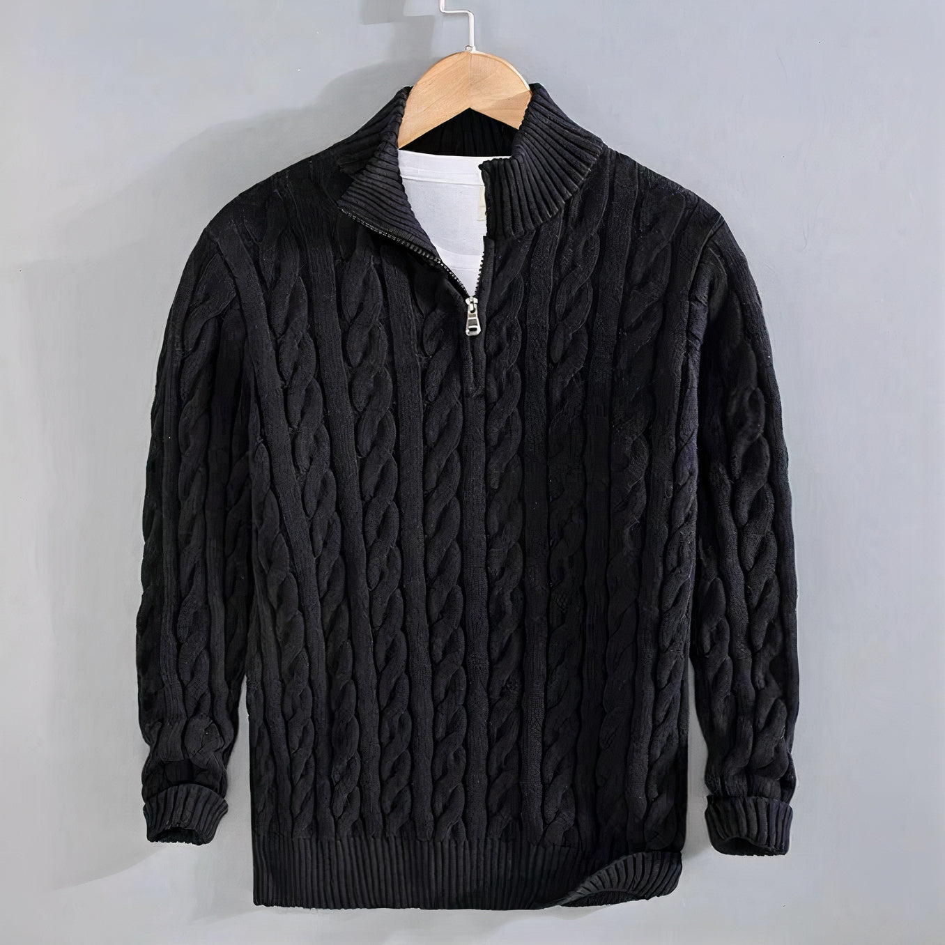 Bastien - Pull Tricoté Chaud Hiver Confortable Homme