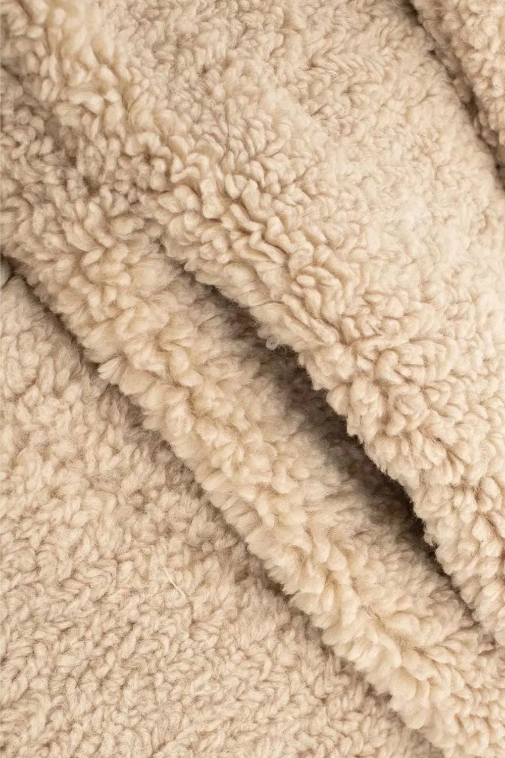 Nathalie - Manteau Élégant Long Teddy
