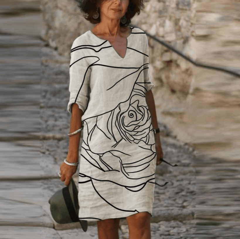 Sandrine - Robe D'Été Confort Légère