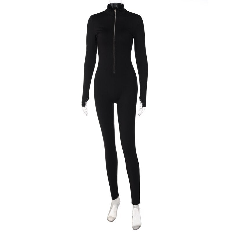Domitille - Combinaison Zippée Avec Col Montant Pour Un Look Audacieux