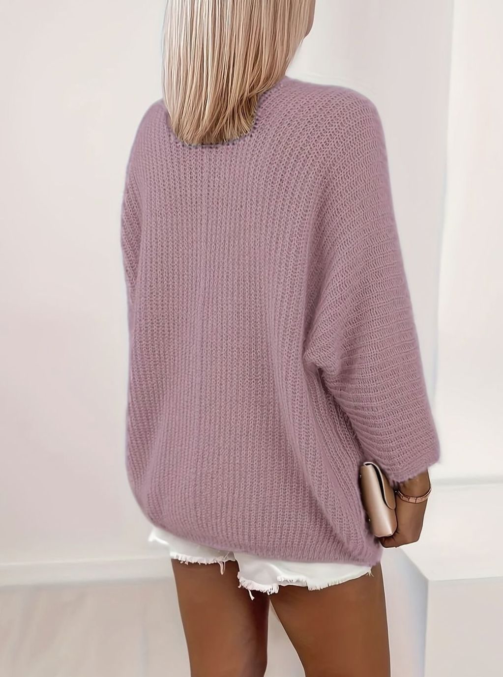 Sylvie - Cardigan Élégant Oversize Maille