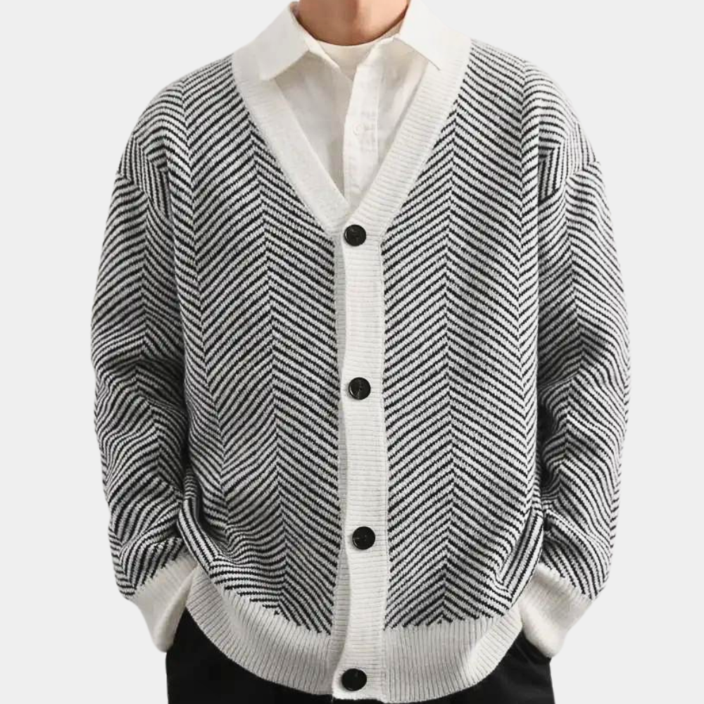 Étienne - Cardigan Décontracté Tricot Homme