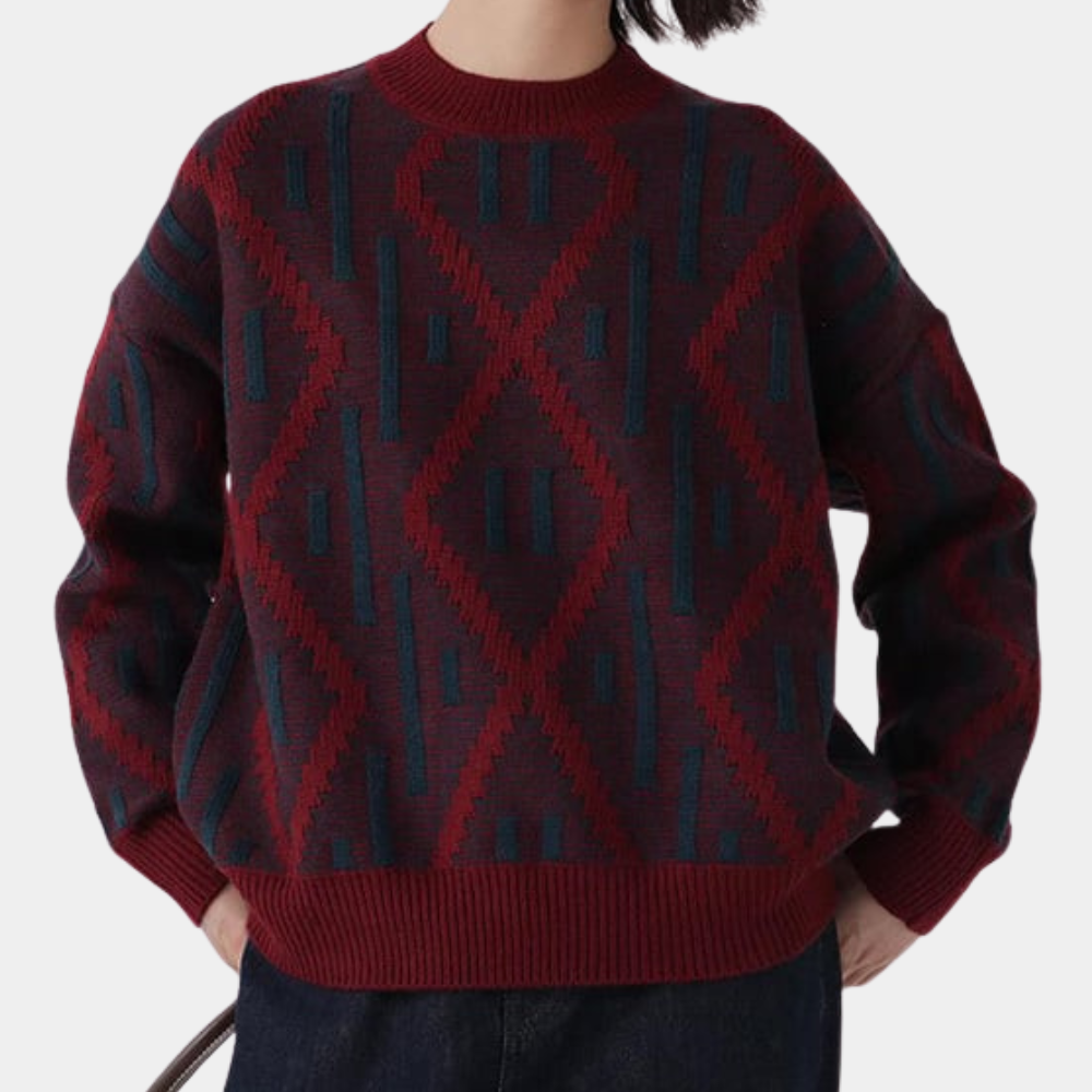 Camille - Pull Cachemire Oversize Maille Moderne Femme