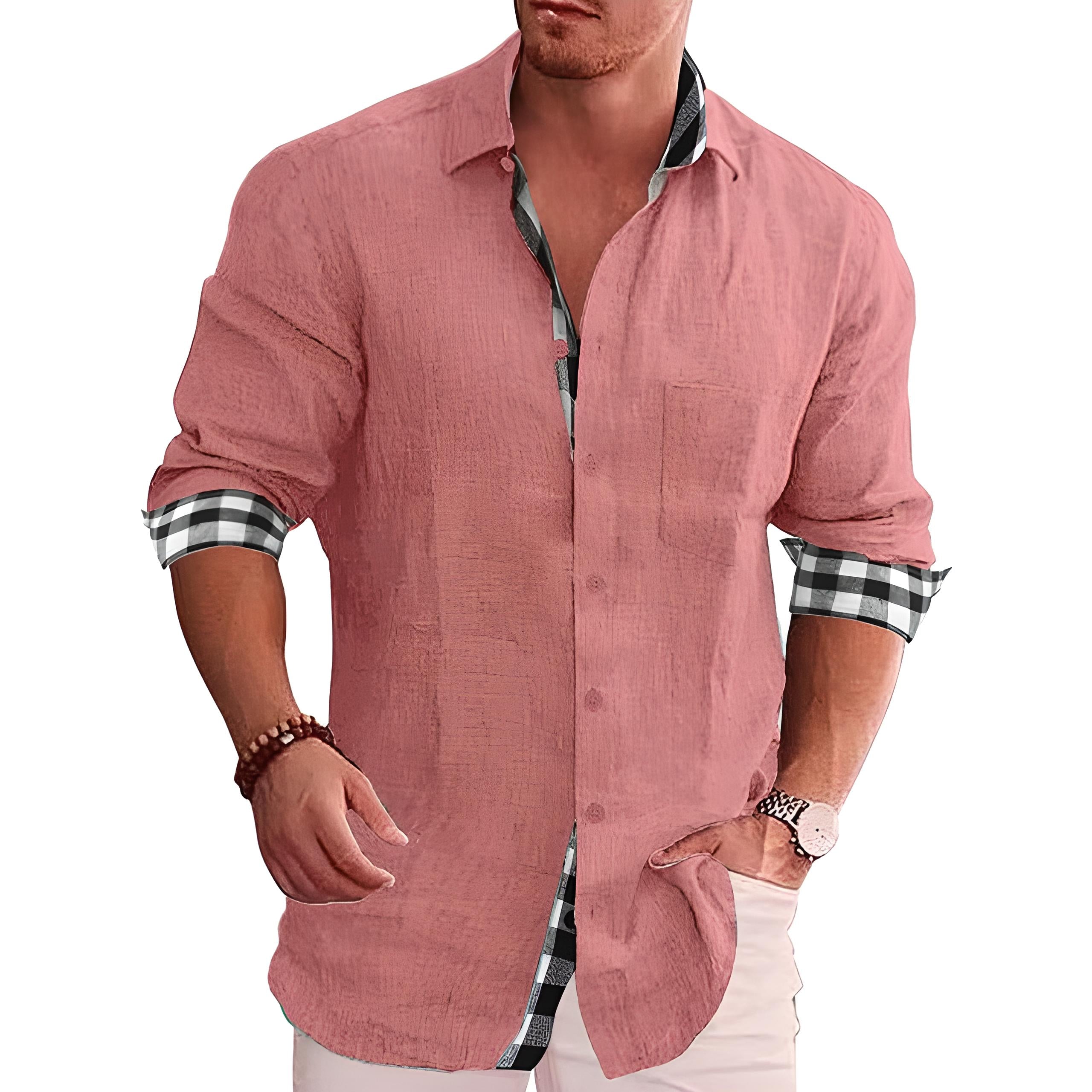 Rémi - Chemise Lin Manches Longues Été Homme