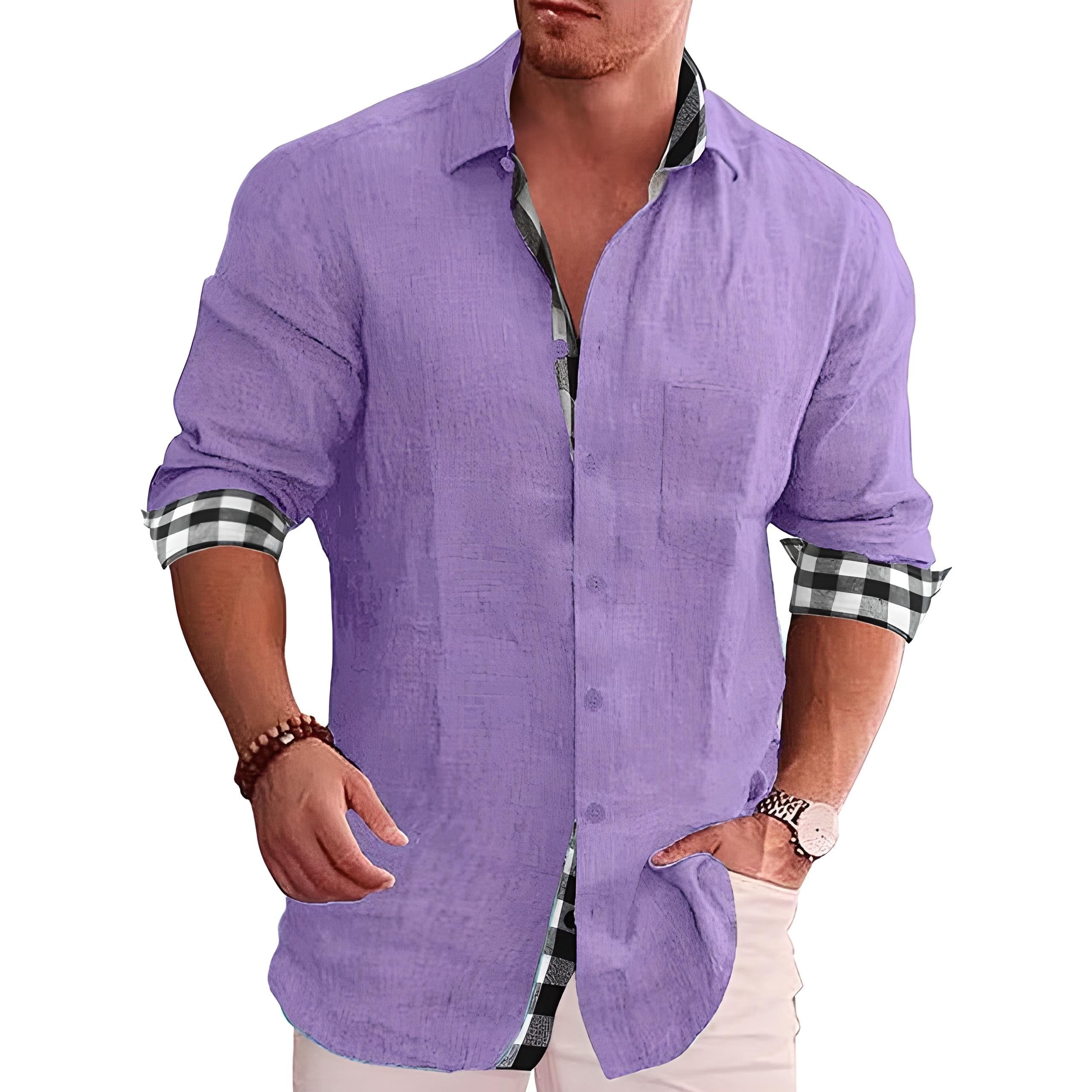 Rémi - Chemise Lin Manches Longues Été Homme